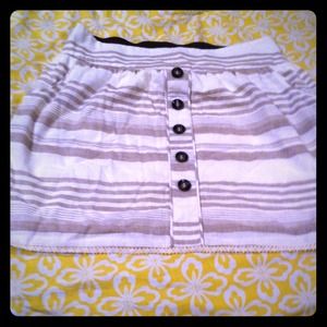 Cotton above the knee skirt