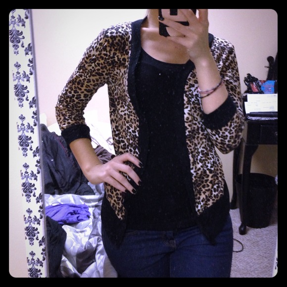 Leopard cardigan