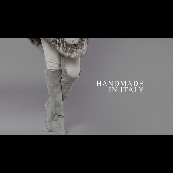 ITALIAN HANDMADE SUEDE BOOTS SZ 8