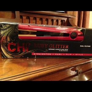 Professional Chi Ruby Red 1" Flat Iron
