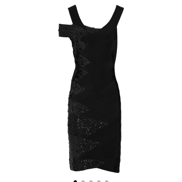 Herve Leger Dresses & Skirts - Herve Leger black cocktail dress, XS