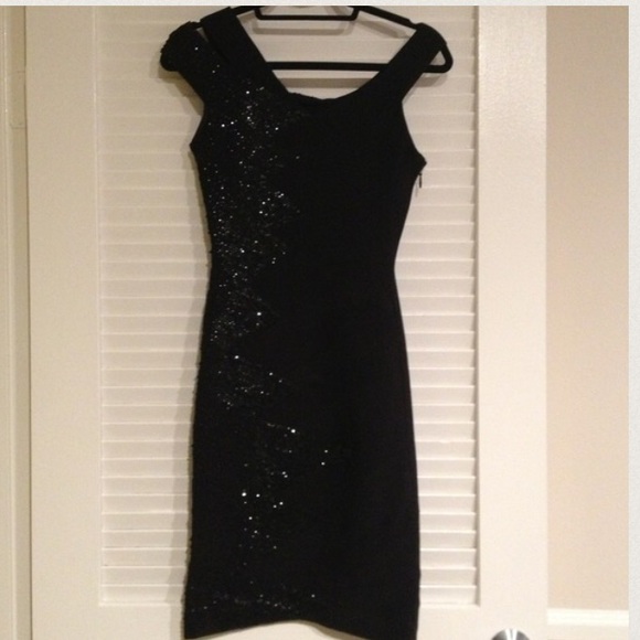 Herve Leger black cocktail dress, XS - Picture 4 of 4