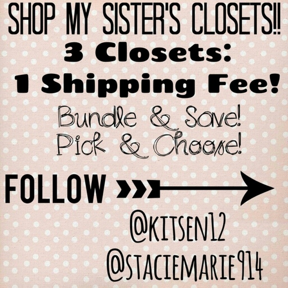 shop my sister's closets! 3 closets/1 shipping fee