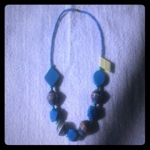 Wood carved necklace