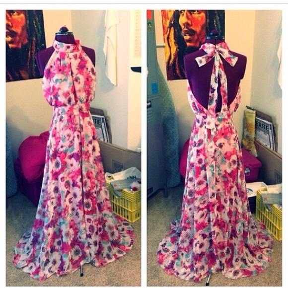 ❌SOLD❌ NEW Water colour floral maxi