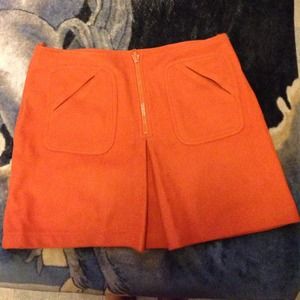 GAP Burnt Orange Wool Mini skirt