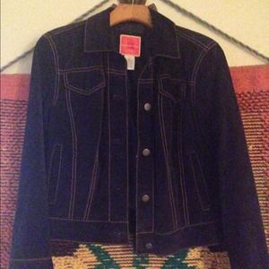 Isaac Mizrahi suede jacket