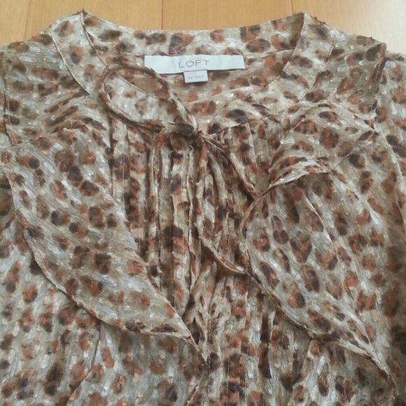 Ruffled Sheer Top - Picture 3 of 3