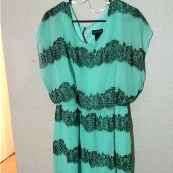 🚫Sold on eBay Plus Size Mint Lace Dress