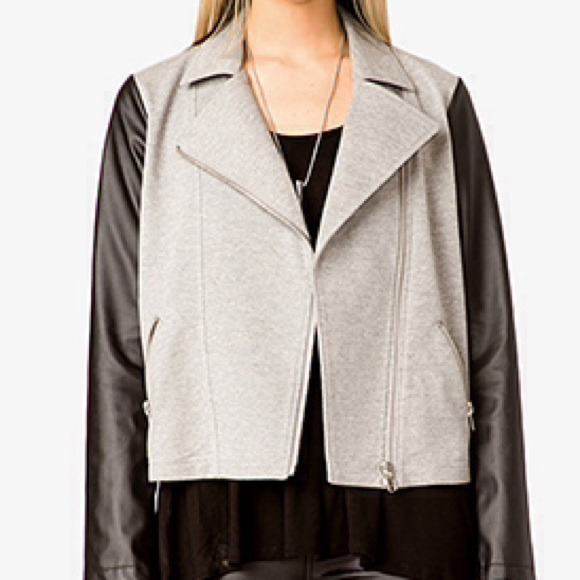 Forever 21 Jackets & Coats - Combo Moto Jacket Forever 21 Jackets & Coats - Combo Moto Jacket
