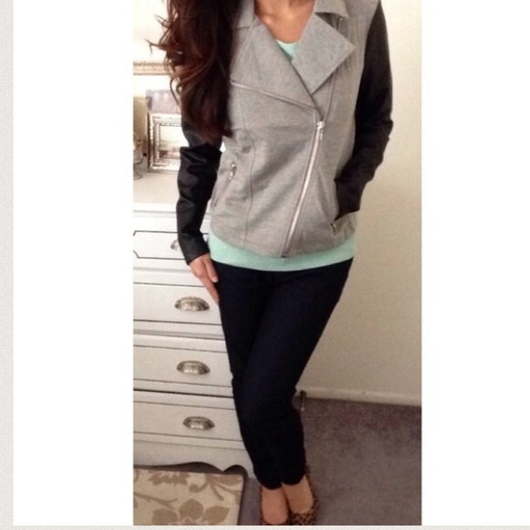 Forever 21 Jackets & Coats - Combo Moto Jacket Forever 21 Jackets & Coats - Combo Moto Jacket