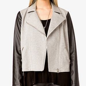Forever 21 Jackets & Coats - Combo Moto Jacket Forever 21 Jackets & Coats - Combo Moto Jacket