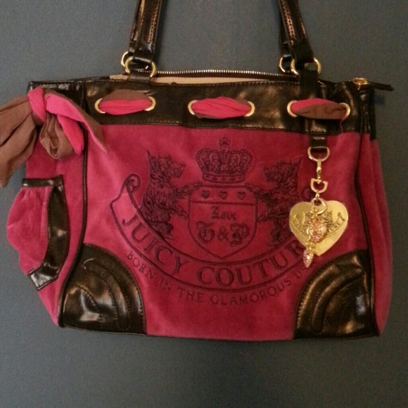 RESERVED! Juicy couture velour bag & VS leggings