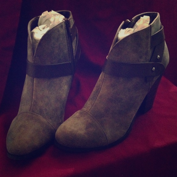 Sexy brown booties. Brand new. Never been worn!