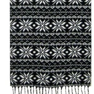 Snowflake Print Cashmere Scarf