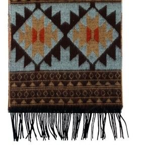 Aztec Print Cashmere Scarf