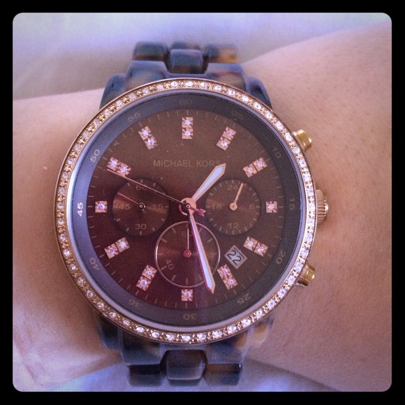 Michael Kors Tortoise Glitz Watch ⌚️ main image 4