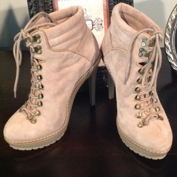 BCBGMaxAzria Shoes - NEVER WORN BCBG Maxazria All Leather Suede Boots