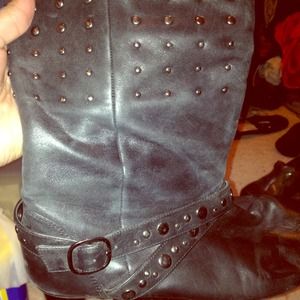 Aldo studded boots