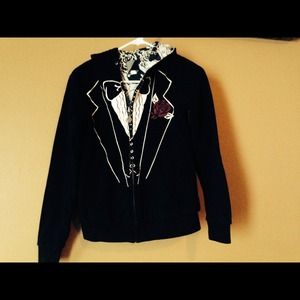 Reversible Volcom stone hoodie SMALL