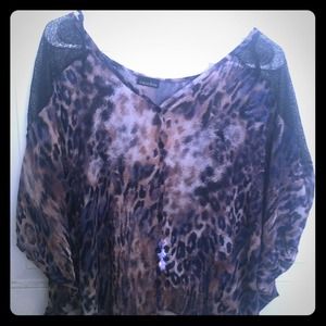 Animal print top