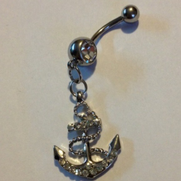 Anchor belly button ring - Picture 2 of 3