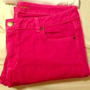 Hot pink Michael Kors jeans