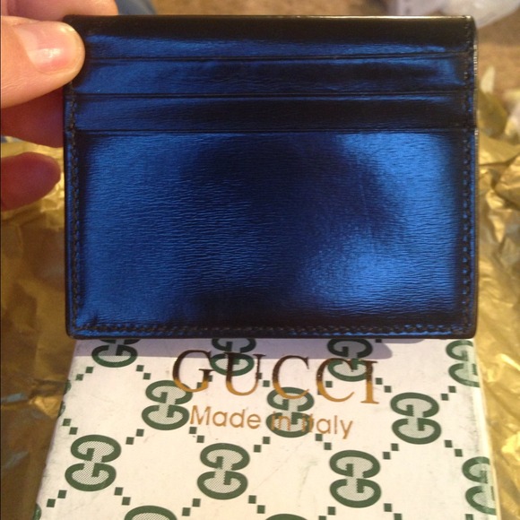 RARE🇮🇹VINTAGE🇮🇹COLLECTABLE🇮🇹GUCCI  CARD CASE - Picture 3 of 4