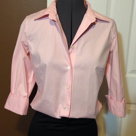 J Crew pink blouse
