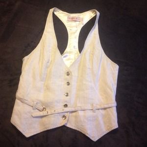 🔴SOLD🔴Beige with tiny shiny gold lines💋