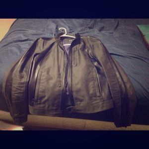 AX leather jacket for man