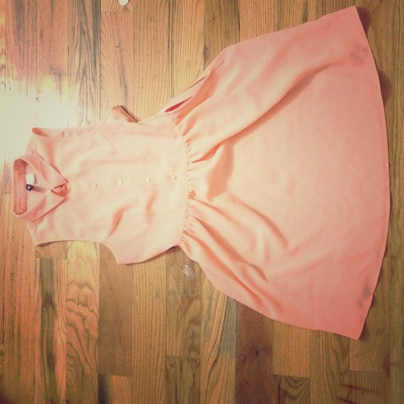 Peach dress
