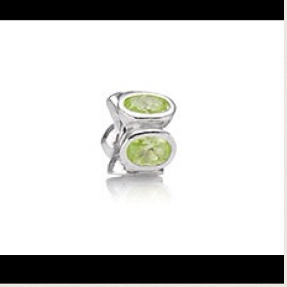 🚫SOLD. Lime oval Pandora Charm. Authentic!