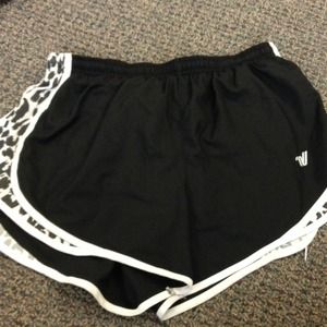 Varsity cheetah shorts