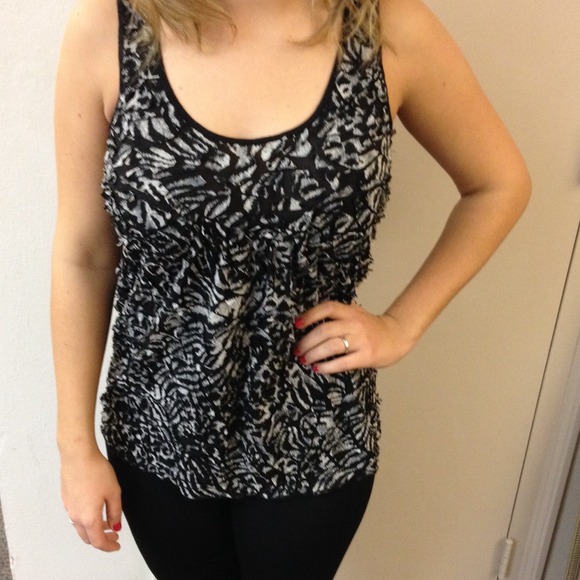 Black and white top