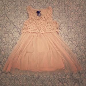 Pink Lace and Tulle Dress