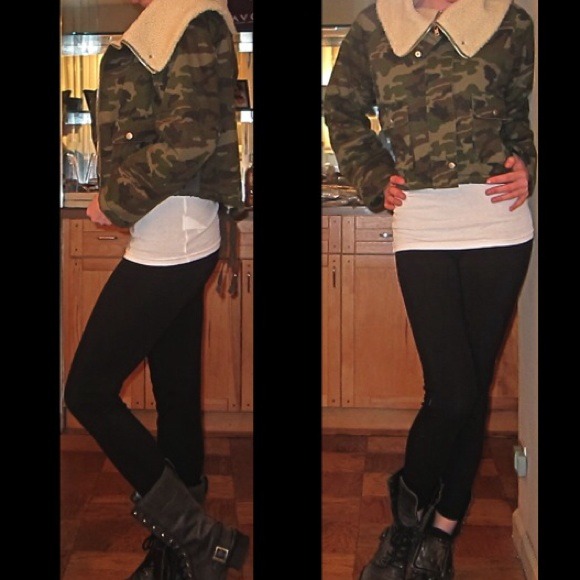 🚫SOLD! UNIF Camo Bomber Jacket - Picture 2 of 4