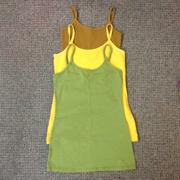 3 gently worn BKE camisoles! Great Fall colors!