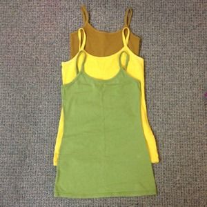 3 gently worn BKE camisoles! Great Fall colors!