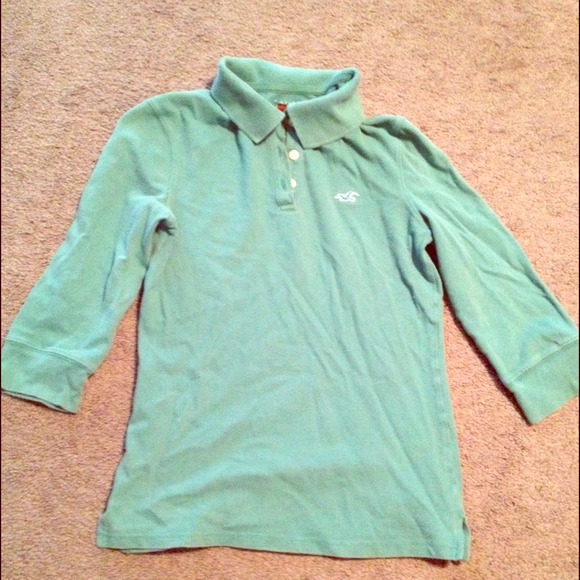 Green Hollister Polo Shirt