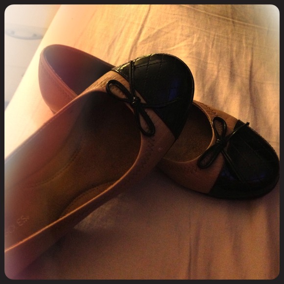 Aerosoles Taupe "Beckon" Ballet Flats