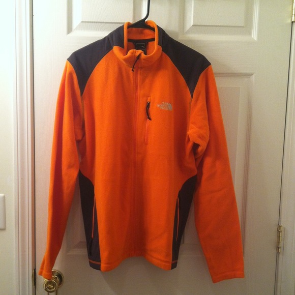 MENS Orange North Face Jacket