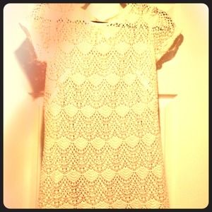 Fabulous Cream Crochet Dress