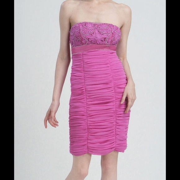 Sue Wong Nocturne Strapless cocktail dress