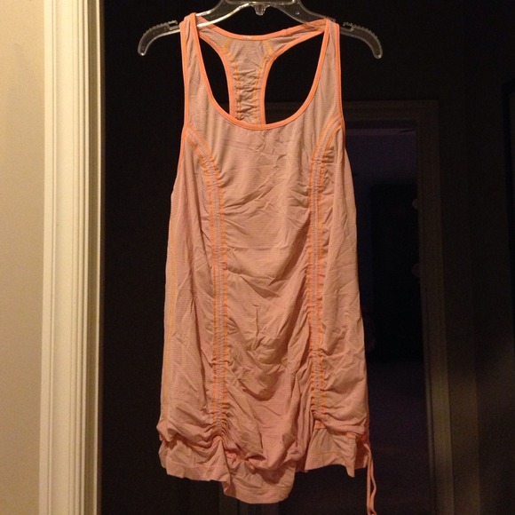 SOLD Orange/grey lululemon racerback tank