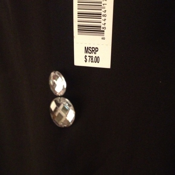 🎯SOLD OFFLINE Bling bling" black tunic - Picture 2 of 3