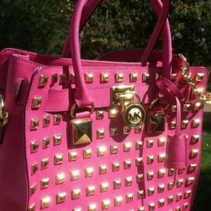 Michael Kors studded pink Hamilton