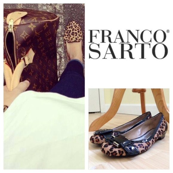 Franco Sarto Shoes - Cheetah Leather Flats