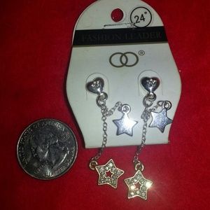 SALE! "I wish upon a star" dangle earrings