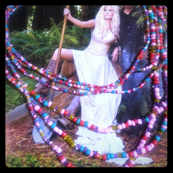 Colorful beaded necklace.